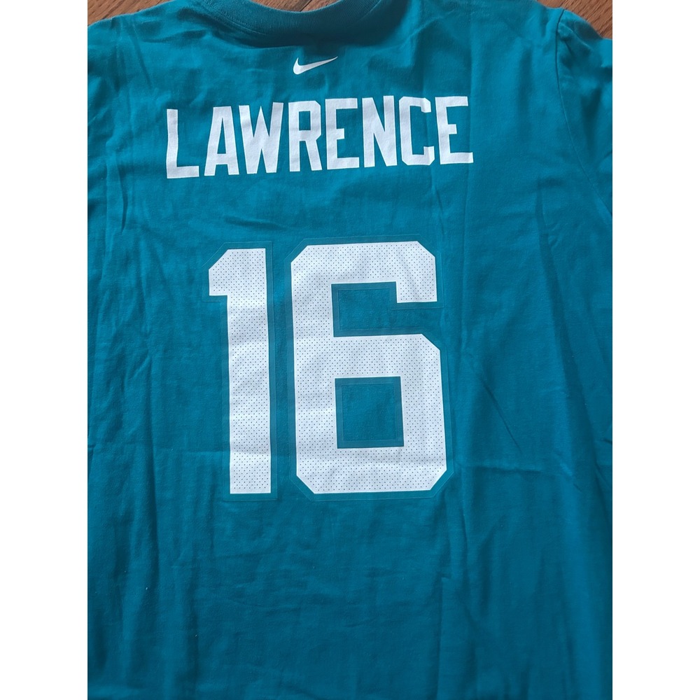 Nike Jacksonville Jaguars Trevor Lawrence 16 Teal T-Shirt Womens XXL NWT